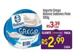 Muffato Iogurte grego batavo sabores pote oferta