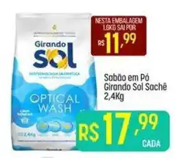 Muffato Sabão em pó girando sol sachê oferta