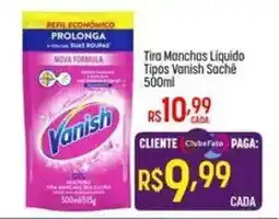 Muffato Tira Manchas Líquido Tipos Vanish Sache oferta