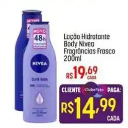 Muffato Loção Hidratante Body Nivea Fragrâncias Frasco oferta