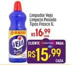 Muffato Limpador Veja Limpeza Pesada Tipos Frasco 1l oferta