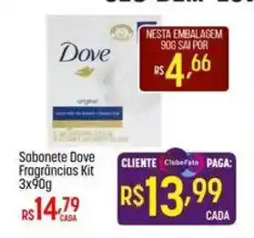 Muffato Sabonete Dove Fragrâncias Kit oferta
