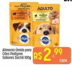 Muffato Alimento úmido para cães pedigree sabores sachê oferta