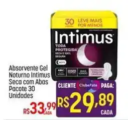 Muffato Absorvente gel naturo intimus seca com abas oferta