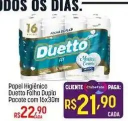 Muffato Papel Higiênico Duetto Folha Dupla oferta