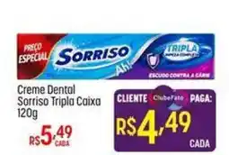 Muffato Creme Dental Sorriso Tripla Caixa oferta