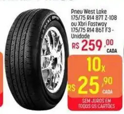 Muffato Pneu west lake ou xbr fastway - unidade oferta