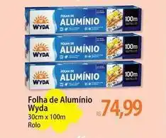Atacadão Wyda - folha de alumínio oferta