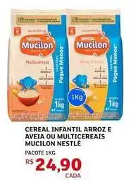 Assaí Atacadista Mucilon - cereal infantil arroz e aveia ou multicereais oferta