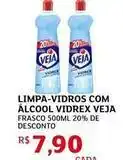 Assaí Atacadista Veja - limpa-vidros com álcool frasco oferta