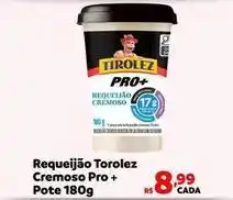 Max Atacadista Tirolez - requeijão cremoso pro + pote oferta