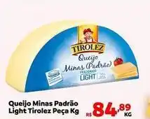Max Atacadista Tirolez - queijo minas padrao light oferta