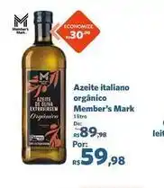 Sam's Club Member's mark - azeite italiano organico oferta