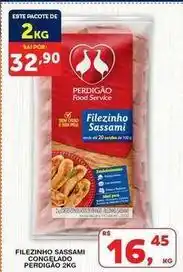Roldão Perdigão - filezinho sassami congelado oferta