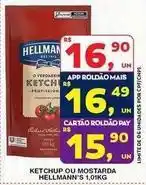 Roldão Hellmann's - ketchup ou mostarda oferta