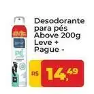 Tonin Superatacado Above - desodorante para pés 200g leve + pague oferta