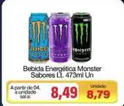 Spani Atacadista Monster - bebida energética oferta