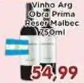 Fonte Nova Vinho Arg Obra Prima Reser Malbec oferta