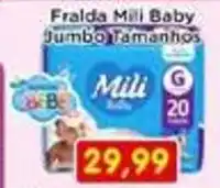 Fonte Nova Frada Mili Baby Jumbo Tamanhos oferta