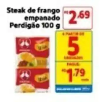 Mercado Extra Steak de frango empanado oferta