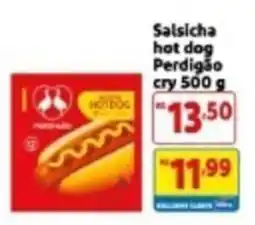Mercado Extra Salsicha hot dog Perdigão oferta