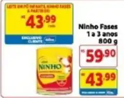 Mercado Extra leite em pó infantil ninho fases oferta