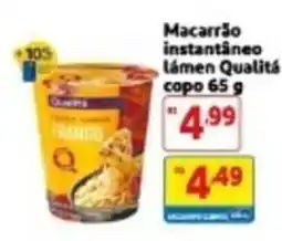 Mercado Extra Macarrão instantâneo lâmen Qualitá copo oferta
