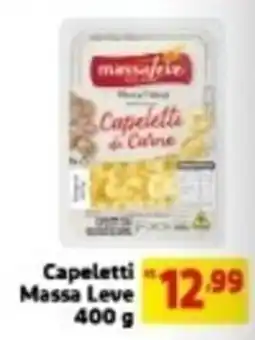 Mercado Extra Capeletti massa leve oferta