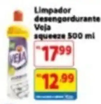 Limpador desengordurante veja squeeze