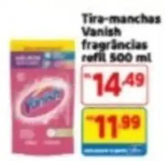 Tira-manchas Vanish fragrâncias