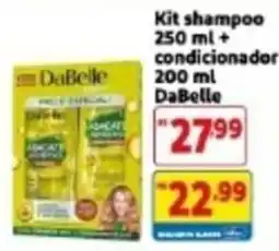Mercado Extra Kit shampoo da belle oferta