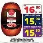 Roldão Gourmet - mortadela defumada oferta