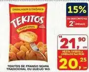 Roldão Seara - tekitos de frango tradicional ou queijo oferta