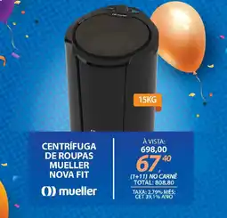 Lojas Cem Centrifuga de roupas mueller nova fit oferta