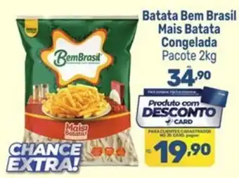 Batata bem brasil mais batata congelada