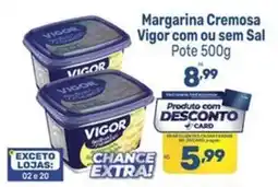 Supermercados Jau Serve Margarina cremosa vigor com ou sem sal oferta