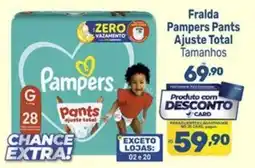 Supermercados Jau Serve Fralda pampers pants ajuste total oferta