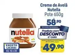Supermercados Jau Serve Creme de Avelã Nutella oferta