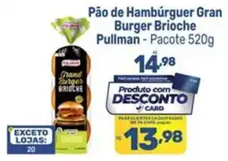 Supermercados Jau Serve Pão de Hambúrguer Gran Burger Brioche oferta