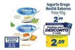 Supermercados Jau Serve Iogurte Grego Nestlé Sabores oferta