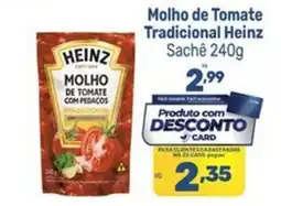 Supermercados Jau Serve molho de tomate tradicional heinz oferta