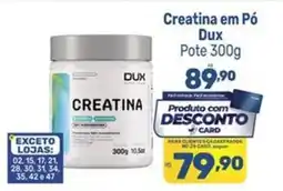Supermercados Jau Serve Creatina em Pó Dux oferta