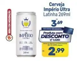 Supermercados Jau Serve Cerveja Império Ultra oferta