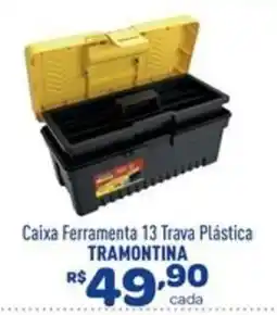 Comjol Caixa Ferramenta 13 Trava Plástica oferta
