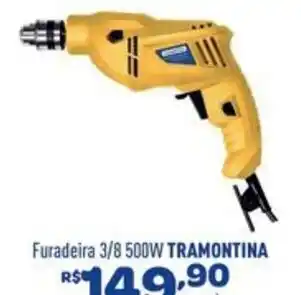 Furadeira 3/8 500w tramontina