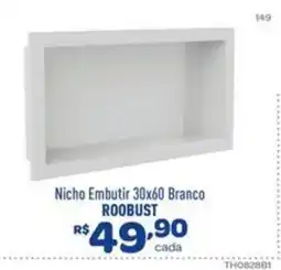 Comjol Nichos embutir 30x60 branco oferta