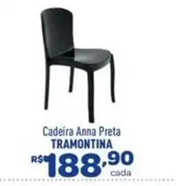 Comjol Cadeira anna preta oferta