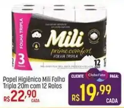 Muffato Papel Higiênico Mili Folha Triplo oferta