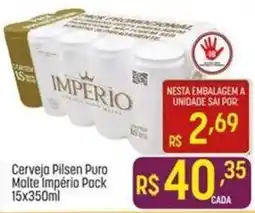 Muffato Cerveja Pilsen Puro Malte Império Pack oferta
