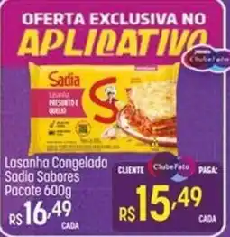 Muffato Lasanha congelada sadia sabores oferta